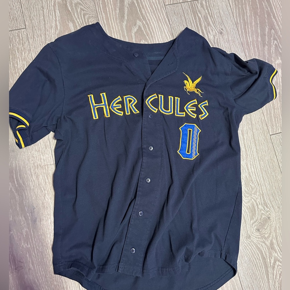 Disney Hercules baseball jersey